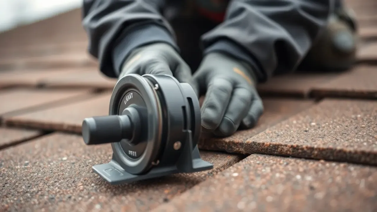 Equipment used for Re-roofing in Dunstable, photographed close up